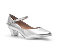 So Danca CH791 Character Shoes Women's Latin Salsa Rumba Tango Dance Shoes, silver, 6/6.5 UK
