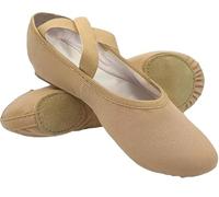 So Danca - SD16 Bliss, Stretch Canvas Split Sole Ballet Shoes for Adults, Women, High Performance, Sand, 5.5 UK