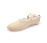 So Danca Women's Sd-sd16_blck_ Ankle Strap Ballet Shoe, Pink, 2 UK