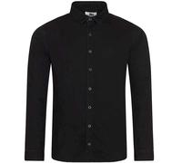 So Denim Mens Unisex Long Sleeve BLACK or BLUE Denim Shirt