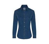 So Denim Womens Ladies BLACK or BLUE Long Sleeve Denim Shirt
