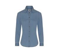 So Denim Womens Ladies BLACK or BLUE Long Sleeve Denim Shirt