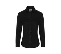 So Denim Womens Ladies BLACK or BLUE Long Sleeve Denim Shirt