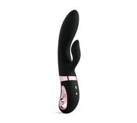 So Divine Black Magic 12 function Rabbit Vibrator - USB Rechargeable sex toy