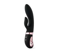 Black Magic Rabbit Vibrator So Divine Black One Size