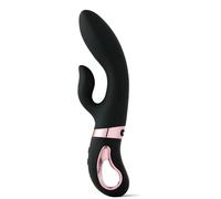 Black Magic Rabbit Vibrator So Divine Black One Size