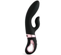 Black Magic Rabbit Vibrator So Divine Black One Size