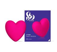 So Divine Je t’aime Heart Pebble Vibrator- 12 Function Vibrating Stimulator - Vibrator, Clitoris Stimulation & Massage, Adult Sex Toys for Women and Couples- USB Rechargeable with Discreet Delivery