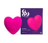Je T'aime Heart Pebble Vibrator So Divine Pink One Size
