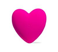 Je T'aime Heart Pebble Vibrator So Divine Pink One Size