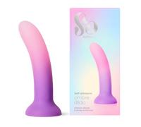 So Divine Ombre 7 Inch Real Skin Feel Soft Body Safe Silicone Dildo. Suction Cup Dildo for Hands Free Play. Strap-on & Harness Compatible. Perfect for Men Or Women