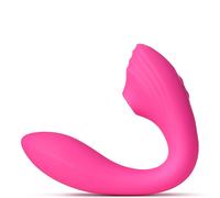 So Divine Pearl Vibe Suction and G-spot Stimulator Pink