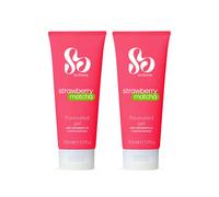 So Divine Strawberry Matcha Flavoured Personal Lubricant, Water-Based Gel, pH-Balanced, Vegan, 100ml, Twinpack