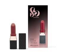 So Divine Women's Amour Lipstick Vibrator in Black So Divine Black
