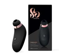 So Divine Women's Irreplaceable Clitoral Suction Stimulator in Black So Divine Black