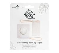 So Eco Exfoliating Bath Sponges - 2-Pack Vegan & Cruelty-Free Body Wash Sponges, Dual-Sided Exfoliating Bath & Shower Sponges for Smoother Skin