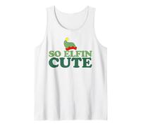 So Elfin Cute Funny Christmas Elf Tank Top