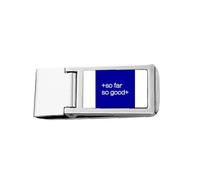 So Far So Good Smooth Going Slim Money Clip Stainless Holder Pocket Wallet