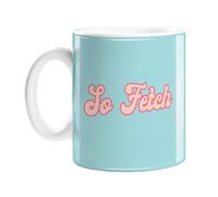 So Fetch Mug | Pink and Blue Ceramic Mug, Mean Girls Quote, Joke Mug for Friends, Stocking Filler, Housewarming Gift for Her
