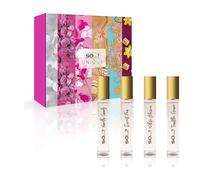 So Fragrance Women's SO…? Unique Travel Size Mini Premium EDT Giftset (4 x 14ml) | Size: 4 Pack So Fragrance Multicolor 4 Pack