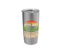 So God Made a Farmer Farm Stainless Steel Insulated Tumbler