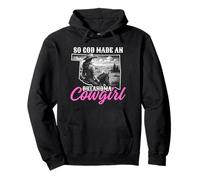 So God made a Oklahoma cowgirl, funny Oklahoma cowgirl Pullover Hoodie