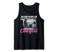 So God Made a Oklahoma Cowgirl, Funny Oklahoma Cowgirl Tank Top