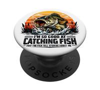 So Good Catching Fish - Fish Tells Stories About Me PopSockets Adhesive PopGrip
