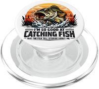 So Good Catching Fish - Fish Tells Stories About Me PopSockets PopGrip for MagSafe