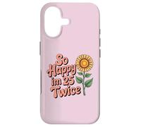 So Happy I'm 25 Twice Sunflower Funny 50th Birthday 50 Year Case for iPhone 17