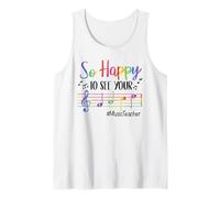 So Happy to See Your face Music Teacher Tank Top