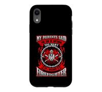 SO I BECAME A FIREFIGHTER Awesome Firefighting Firefighters Case for iPhone XR