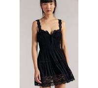 So In Love Mini Slip Dress by Intimately at Free People in Black, Size: Small - female