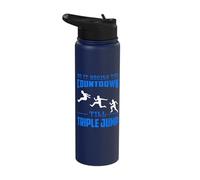 So it Begins The Countdown Till Triple Jump Stainless Steel Insulated Water Bottle