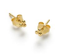 So Just Shop Gold Triad Earrings