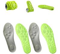 So-Lara Insoles for Men Women - 4D Cloud Technology Arch Support Orthopedic Pickleball Insoles, Shock-Absorbing Footbed for Foot Pain Relief, Sports & Daily Use (2 Pairs, 6 UK)