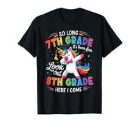So Long 7th Grade Graduation Unicorn 8th Grade Here I Come T-Shirt