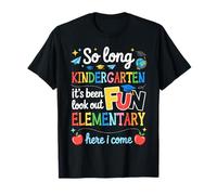 So Long Kindergarten Graduation Grad Elementary Here I Come T-Shirt