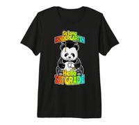 So Long Kindergarten Hello 1st Grade Funny Happy Panda Bear Premium T-Shirt