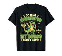 So Long Kindergarten Look Out 1st Grade Here I Come Dinosaur T-Shirt