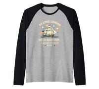 So Long London Funny American Revolution 1776 4th of July Raglan Baseball Tee