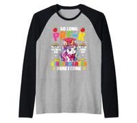 So Long Pre-K Look Out Kindergarten Here I Come - Pre-K Grad Raglan Baseball Tee