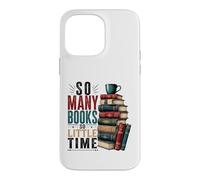 So Many Books Reading Lover Literary Design Case for iPhone 14 Pro Max