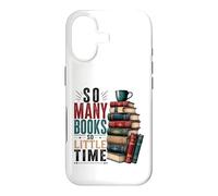 So Many Books Reading Lover Literary Design Case for iPhone 17