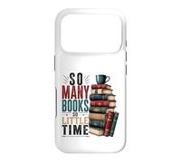 So Many Books Reading Lover Literary Design Case for iPhone 17 Pro
