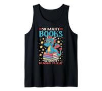 So Many Books so Many Dragons to Slay Fantasy Creature Tank Top