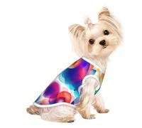 So many bubbles Pet Breathable Sleeveless T-shirt L for Small Dogs and Cats Soft, Lightweight, Stylish