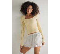 So Many Likes Long Sleeve by Intimately at Free People in Vintage Sun, Size: M/L - female