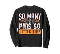 So Many Pins So Little Time Voodoo Doll Women Men Halloween Sweatshirt