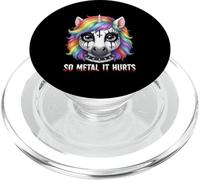 So Metal It Hurts Cute Evil Unicorn Face PopSockets PopGrip for MagSafe
